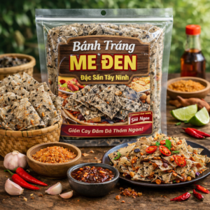 Bánh Tráng Mè Đen